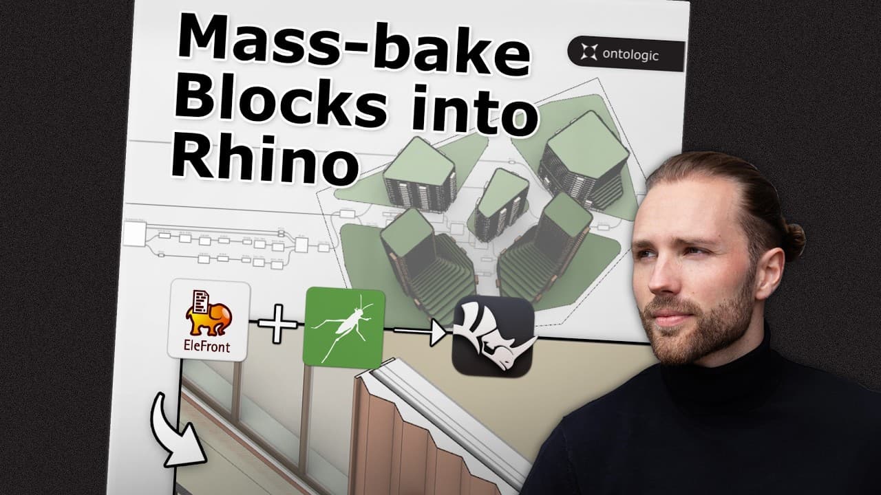 Turn Rhino and Grasshopper into Lightweight BIM — Grasshopper and computational design video thumbnail