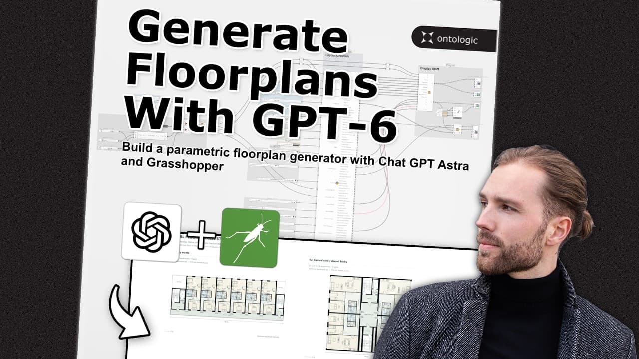 Build a Floor Plan Generator with ChatGPT Astra — Grasshopper and computational design video thumbnail